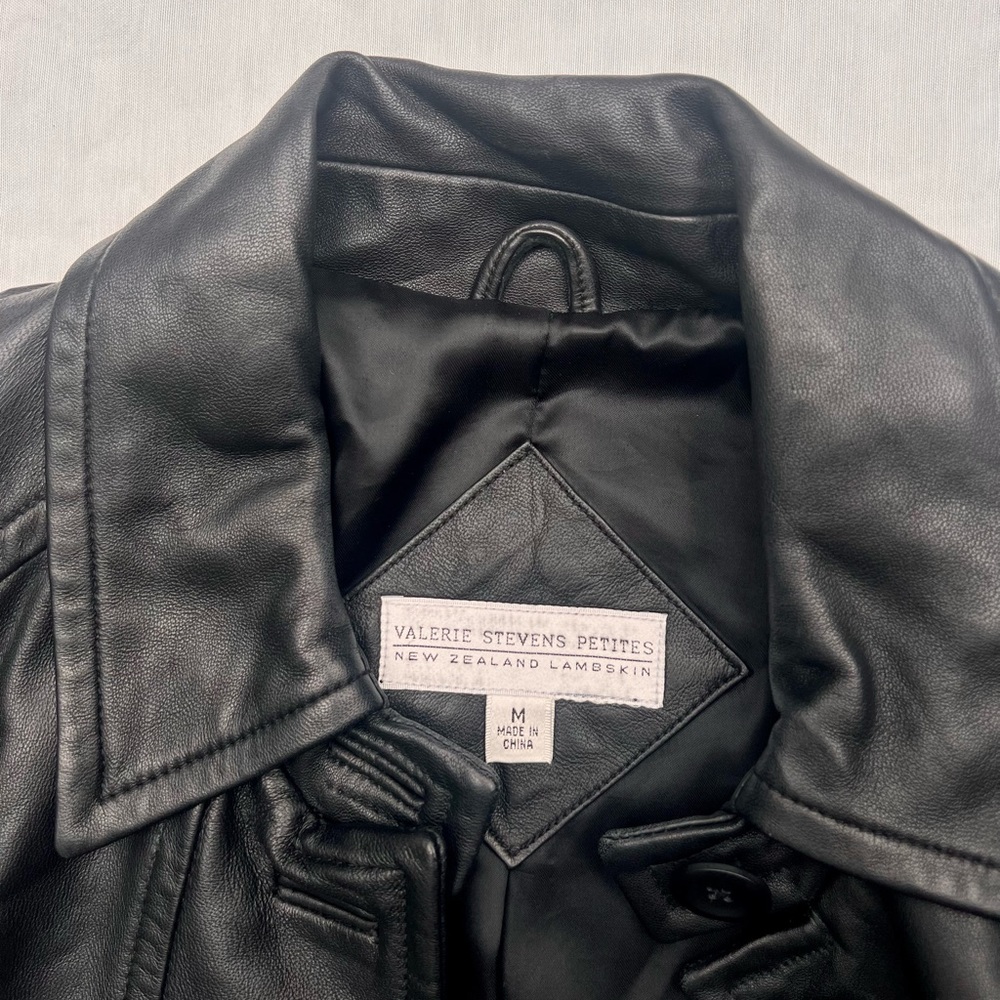 Long Leather Jacket - Picture 4 of 4